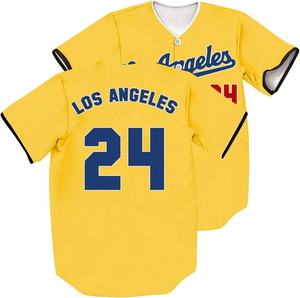 Venta al por mayor de camisetas deportivas de béisbol de manga corta para niños, camisetas transpirables con botones, conjuntos sublimados para niños - Product Image 1