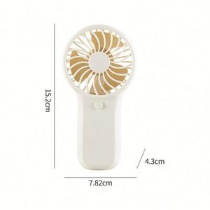 Ventilateur portable pliable personnalisé avec logo, coloré, rafraîchissant, alimenté par batterie, mini, pour usage domestique, en plastique - Product Image 5