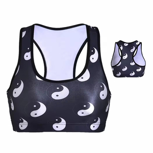 Sujetador Deportivo de Yoga para Mujer, Personalizado con Logotipo, Sublimado, Simple, sin Tirantes, con Encaje, Logotipo Frontal, Transpirable y de Alta Sujeción - Product Image 3