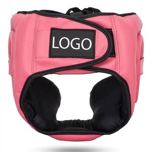 Protector de Cabeza de Boxeo Azul OEM, Casco Deportivo Protector Unisex para Adultos, Cierre de Gancho y Bucle, Color Sólido, Equipo de Boxeo, Cuero Genuino - Product Image 5
