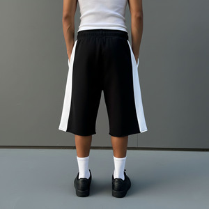 Pantalones Cortos de Verano para Hombre, Estilo Urbano, Sólidos, Transpirables, 100% Algodón, con Cintura Elástica y Secado Rápido, Tendencia Actual - Product Image 3