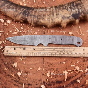 Cuchillo de acero de Damasco de 8 pulgadas con hoja completa y mango de acero forjado de alta calidad, personalizable OEM, ideal para camping - ¡Venta caliente! - Product Image 3
