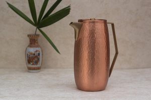 Jarra de Agua de Cobre Puro con Tapa, Beneficios Ayurvédicos para la Salud, Estilo de Vida Yoga, Ideal para Regalo para Hombres y Mujeres - Product Image 4