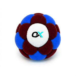 Oxva Industries Custom <b>Hacky</b> <b>Sack</b> Ball Footbag | Plush & Artificial Leather | Hand-Stitched Juggling Kick Ball - Product Image 4