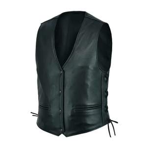 Chaleco de Cuero Transpirable de Alta Calidad para Hombre, Ropa de Abrigo Informal para Invierno, Servicio OEM - Product Image 3