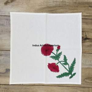 Set de table et serviettes imprimés à la main - Achetez des sets de table personnalisés, des nappes peintes à la main, des sets de table et serviettes imprimés à la main en stock - Product Image 3