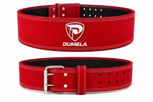 เข็มขัดยกน้ำหนัก DUMELA แบบสั่งทำพิเศษ ขนาด 100 มม. 13 มม. หนังวัวกันลื่น น้ำหนักเบา ระบายอากาศได้ดี หัวเข็มขัดเหล็กทรงสี่เหลี่ยม ขนาด 40 นิ้ว - Product Image 1