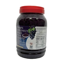 Gelée de Litchi et Noix de Coco Jiuzhou 3,85 kg Bouteille Goût Sucré Certifié HALAL/HACCP/ISO 22000 Meilleur Thé au Lait aux Perles de Taïwan Réfrigéré