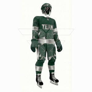 Conjunto de Uniforme Profesional para Equipo de Hockey sobre Hielo, Tela Resistente, Jersey y Pantalones Cómodos, Equipo Ligero y Transpirable - Product Image 1
