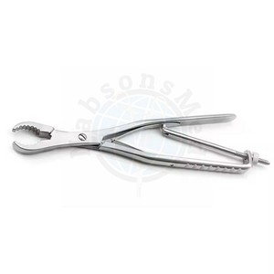 Pinza de sujeción ósea NABSONS MED Ulrich de 11 pulgadas, mandíbula recta, acero inoxidable, instrumento quirúrgico ortopédico manual autorretenible - Product Image 6