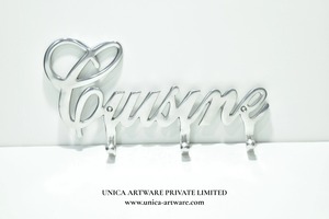 Most Selling Metal <b>Wall</b> <b>Hooks</b> Cusine Word Design Decorative Hanging Rack for Coats <b>Keys</b> Available for Sale - Product Image 6