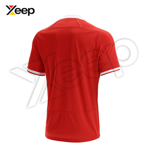 เสื้อฟุตบอลผู้ชาย XEEP รุ่นปรับแต่งได้ XC-SU-50 คุณภาพสูง ระบายอากาศได้ดี ผลิตจากโพลีเอสเตอร์ พิมพ์ลายด้วยความร้อน แห้งเร็ว สไตล์คลาสสิกสำหรับนักกีฬา - Product Image 3