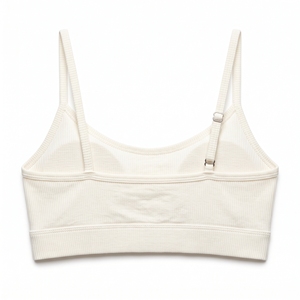 Women's Winter Ribbed Knit Bralette <b>Layering</b> Casual Fitted Knit <b>Top</b> OEM ODM Wholesale Factory Custom Logo Low MOQ - Product Image 1
