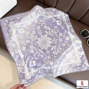 High Quality Custom Logo Satin Printed Scarf OEM ODM Private Label Fashion Manufacturer Nigeria Ghana Kenya Congo Senegal - Product Image 4