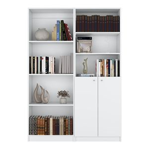 Veta 2 pezzi Set da soggiorno con 2 librerie bianche - Product Image 1