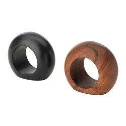 Anillo de servilleta artesanal de madera original, ideal para mesas de estilo vintage y presentaciones cálidas. - Product Image 3