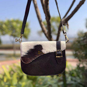 Sac à main en cuir de vachette à motif occidental sac à bandoulière sac à bandoulière élégant de vente chaude sac à bandoulière pour les femmes - Product Image 1