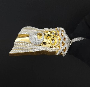 Hot Selling Yellow Gold Filled Jewelry Pendants for Necklace Hip Hop 18K Religious Jewelry Hip Hop Pendants - Product Image 2
