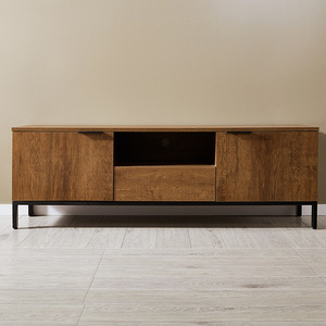 Modern Vintage Light Luxury Wood <b>TV</b> <b>Stand</b> with Eco-Friendly Storage for Living Room Bedroom Apartment & Hotel - Product Image 4