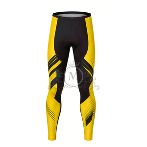 Conjunto de Jersey de Ciclismo para Hombre, Manga Larga, Amarillo y Negro, Secado Rápido, Transpirable, Ropa para Bicicleta de Carretera - Product Image 3