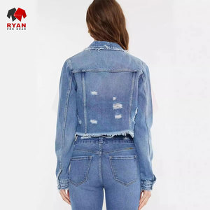 Ryan Pro Gear <b>Customized</b> <b>Denim</b> <b>Jacket</b> For Women Breathable and Comfortable Fabric with <b>Customized</b> Logo OEM Design - Product Image 3