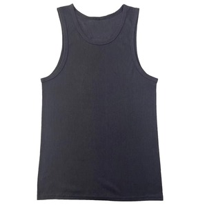Camiseta sin Mangas de Punto Personalizada con Logotipo, de Alta Calidad para Hombre, Cuello Redondo, Color Sólido Informal, Ropa Deportiva, Colores Personalizados, MOQ Bajo - Product Image 4