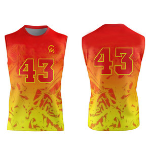 New Design Premium Quality 7V7 Uniform Quick Dry Wholesale Breathable 100% Polyester Fabric Customizable OEM Service for Adults - Product Image 4