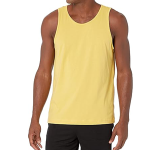 Camisetas sin mangas de entrenamiento de gimnasio para hombre, diseño acanalado ajustado, ropa de Fitness de material de algodón y LICRA 5% - Product Image 6