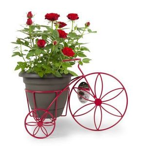 Maceta metálica con forma de bicicleta, soporte para plantas de interior y exterior, decoración para balcón y jardín, maceta multicolor con forma de bicicleta - Product Image 5