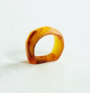 Decorative Resin Napkin Ring Set With Gold Glitter Design For Luxury <b>Party</b> <b>Table</b> Decoration Ideas - Product Image 1