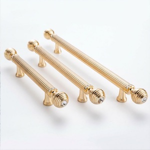Stainless Brass Cabinet <b>Pull</b> <b>Handle</b> Minimalist Design Nickel Finished Durable Kitchen Furniture Hardware Bedroom Bathroom Dining - Product Image 3
