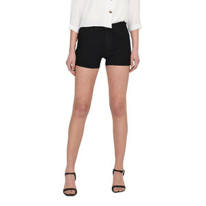 Shorts en jean droits taille mi-haute noirs pour femme, respirants, séchage rapide, sexy, décontractés, streetwear, été, haute qualité - Product Image 1