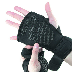 Gants de sport personnalisés avec bandes de maintien pour les poignets, prix bas, fabrication directe, OEM, meilleurs gants d'entraînement pour la musculation, design unique - Product Image 2
