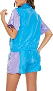 Nouvelle veste coupe-vent décontractée Street Wear pour femmes, ensemble court coupe-vent surdimensionné pour femmes - Product Image 2