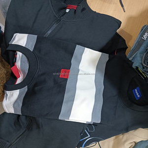 เสื้อสเวตเชิ้ตผู้ชายคอกลมแบบซิปครึ่งตัว คุณภาพพรีเมียม ขายดีสำหรับฤดูหนาว ขายส่งเสื้อผ้าฤดูหนาว สต็อกล็อตจากบังกลาเทศ - Product Image 2