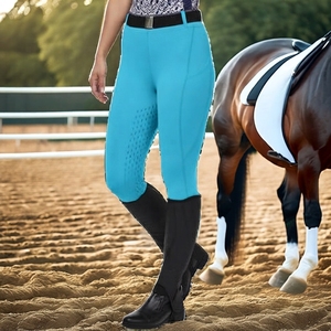 Leggings d'équitation pour femmes, extensibles, avec grip en silicone, pantalons d'équitation confortables pour l'extérieur - Product Image 5