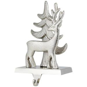 Escultura de Reno de Bronce Fundido a Mano, Soporte para Calcetines Navideños, Gancho para Calcetines de Ciervo Hecho a Mano para Decoración de Mesa - Product Image 6