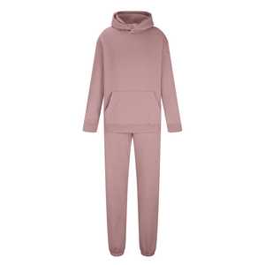 Ensemble de survêtement décontracté en molleton de coton pour homme, coupe ample et oversize, personnalisable, streetwear respirant - Product Image 1