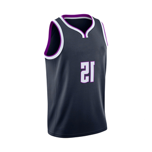 Camiseta de Baloncesto Personalizada con Transferencia Térmica, Transpirable, Antibacteriana, de Secado Rápido, Talla Grande, Unisex, Manga Corta, Servicio OEM - Product Image 3