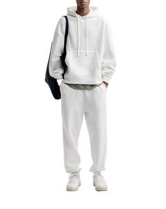 Survêtement d'hiver pour homme grande taille, imprimé, à capuche, décontracté, sportswear, course à pied, sur mesure, deux pièces, motif uni - Product Image 4