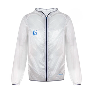 Veste coupe-vent imperméable en gros, légère, à capuche, pour la randonnée en plein air, avec logo personnalisé - Product Image 4