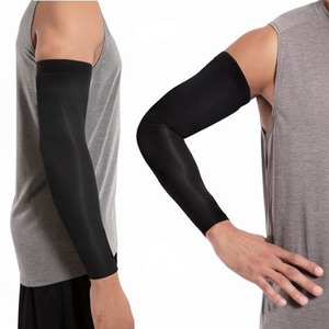 Manchon de compression respirant en soie glacée pour le sport, protection solaire, cyclisme, course à pied, antidérapant, été - Product Image 1