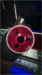 เครื่องประดับเงินแท้ 925 จี้เคลือบเงาสำหรับผู้หญิงผู้ชาย สร้อยเทนนิสประดับเพชรโมอิสซาไนต์ สไตล์ฮิปฮอป - Product Image 1