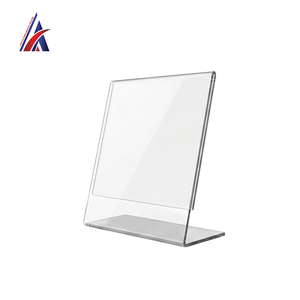 Malaysia Top Seller Acrylic L Shape Stand Portrait <b>A5</b> Desk Menu Holder Sign Brochure Leaflet <b>Frame</b> Display Home Decor B2B OEM - Product Image 1