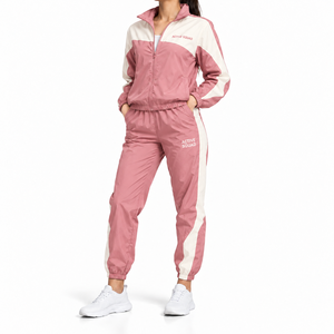 Hip Hop Style Oversize Fit Solid Color <b>Windbreaker</b> Tracksuit For <b>Women</b> <b>Windbreaker</b> Lightweight Streetwear Sweatsuit - Product Image 1