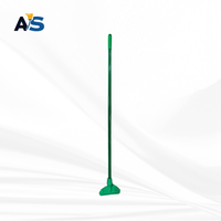 Serpillère A&S jetable et réglable de 120 cm avec manche télescopique en métal coloré, poignée antidérapante, écologique, pour le nettoyage domestique, en plastique