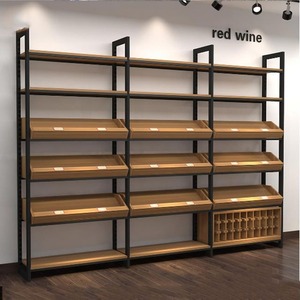 Freestanding Indoor Italian Style Easy Assembly Heavy <b>Weight</b> Supermarket Display <b>Racks</b> - Product Image 5