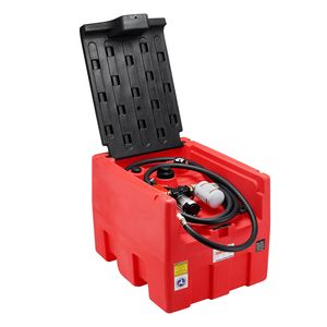 Tanque de Combustible Diésel Portátil de 48 Galones con Bomba de Transferencia Eléctrica de 12V, Caudal de 10.6 GPM, Manguera de 13.1 pies, Accesorios para Camiones - Product Image 1