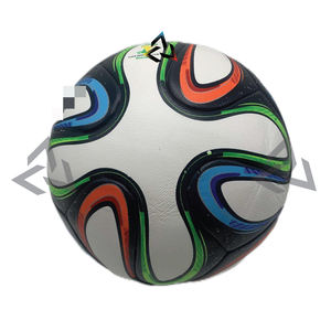 Ballon de football officiel du Brésil 2014, haut de gamme, en cuir sans couture, taille 5, logo personnalisé BRAZUCA - Product Image 3