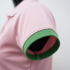 Custom Pink Green <b>Polo</b> <b>Shirt</b> <b>Women</b> Short Sleeve Athletic Top Embroidered Logo Design Casual Greek Wear Team Apparel - Product Image 4